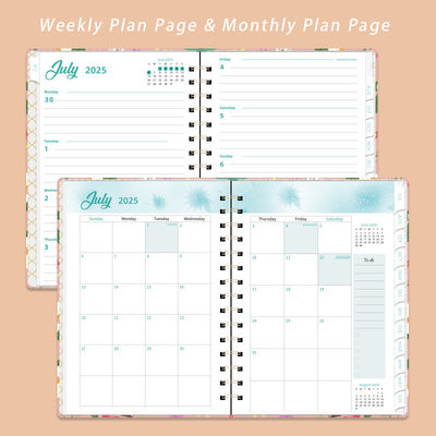 লোগো প্রিন্টিং সহ কাস্টম স্পাইরাল হার্ডকভার নোটবুক A5 সাইজ