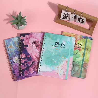 লোগো প্রিন্টিং সহ কাস্টম স্পাইরাল হার্ডকভার নোটবুক A5