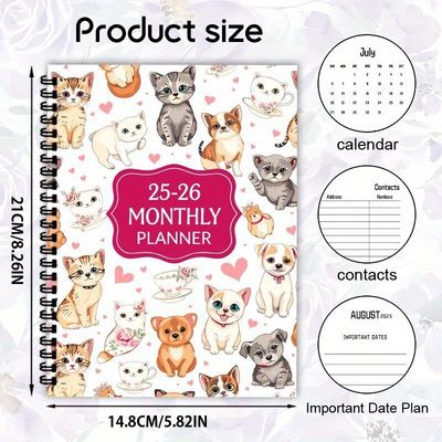 Professional Custom Journal Notebook with Elastic Band Closure and Spiral Binding