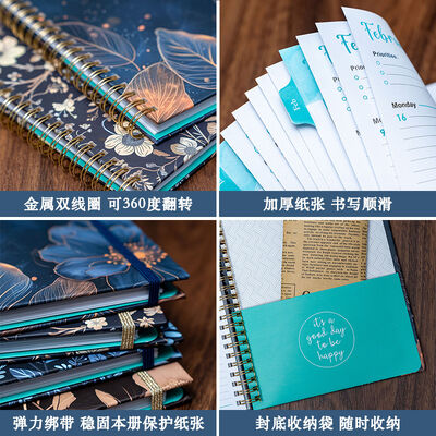 ১০০ পৃষ্ঠার কাস্টম জার্নাল নোটবুক এক বিষয় ব্যবসায়িক নথির জন্য তৈরি ব্যক্তিগত নোট গ্রহণ এবং ধারণা রেকর্ডিং