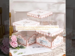 সিএমওয়াইকে/প্যানটোন প্রিন্টিং কেক প্যাকেজিং বক্স কাস্টমাইজড প্যাকেজিং সমাধানের জন্য আপনার আদর্শ পছন্দ