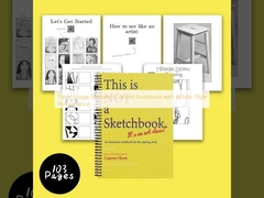 ভ্রমণ ব্যবহারের দৃশ্যকল্প শিল্পী শৈলী পারফরম্যান্স সহ কাস্টম নোটবুক