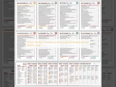 শিল্পীদের নিখুঁত সঙ্গী শিল্পী শৈলী সঙ্গে ব্যক্তিগতকৃত নোটবুক