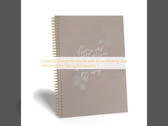 স্ট্যান্ডার্ড কাস্টম নোটবুক আপনার চূড়ান্ত নোট-টেকিং সঙ্গী সঙ্গে স্ক্রু-বাইন্ডিং