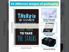 উচ্চ স্থায়িত্ব এবং স্ক্রু-বন্ডিং ডিজাইন কৌশল সহ এমবসড স্পাইরাল হার্ডকভার নোটবুক