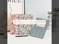 কাস্টম জার্নাল নোটবুক ব্যক্তিগতকরণ বিকল্প লোগো মুদ্রণ এবং ব্যক্তিগতকরণের জন্য প্যাস্টেল রঙের স্কিম