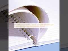 আপনার ৫.৮ X ৮.৩ ইঞ্চি জার্নাল বই কাস্টম কভার আর্ট এবং ব্যক্তিগতকরণ বিকল্পের সাথে ব্যক্তিগতকৃত করুন