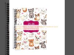 5.8 X 8.3 ইঞ্চি ভিন্টেজ স্পাইরাল হার্ডকভার নোটবুক স্পাইরাল বাঁধাই হার্ডকভার ভিন্টেজ স্টাইল