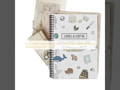 এক বিষয় পৃষ্ঠা বিন্যাস স্পাইরাল হার্ডকভার নোটবুক স্পাইরাল বাঁধাই হার্ডকভার কভার