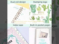 স্পাইরাল বাইন্ডিং কাস্টম জার্নাল নোটবুক পকেটবিহীন কাস্টমাইজড ডিজাইন