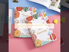 স্ট্যান্ডার্ড স্পাইরাল হার্ডকভার নোটবুক, ৩০০ জিএসএম কভার ওজন, কালো রঙ