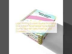 সর্পিল নোটবুক কালো হার্ডকভার মার্জিত